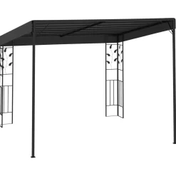 Altana przyścienna, 3 x 3 x 2,5 m, antracytowa