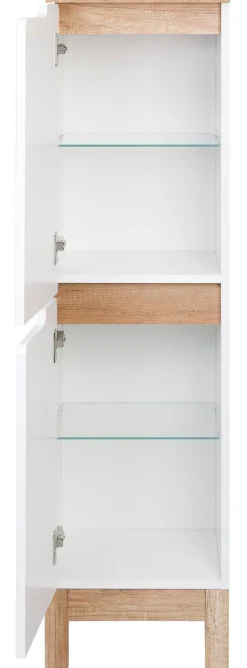 Astor Półsłupek 35 cm Spek Biały Połysk