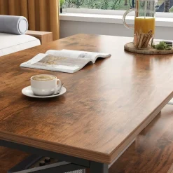 Ława industrialna stolik drewniany kawowy loft szuflady do salonu 100cm