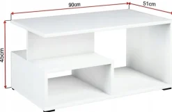 Ława stolik kawowy PRIMA EX3 biała 18mm
