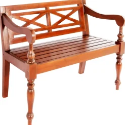 Ławka ogrodowa Brąz 98 cm Drewno vidaXL