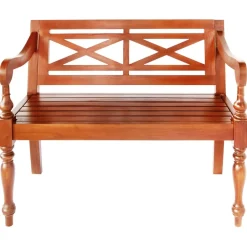 Ławka ogrodowa Brąz 98 cm Drewno vidaXL