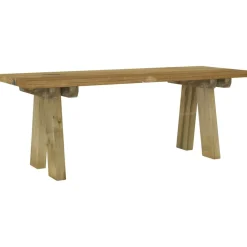 Ławka ogrodowa Brąz 110 x 38 x 45 cm Drewno sosnowe vidaXL