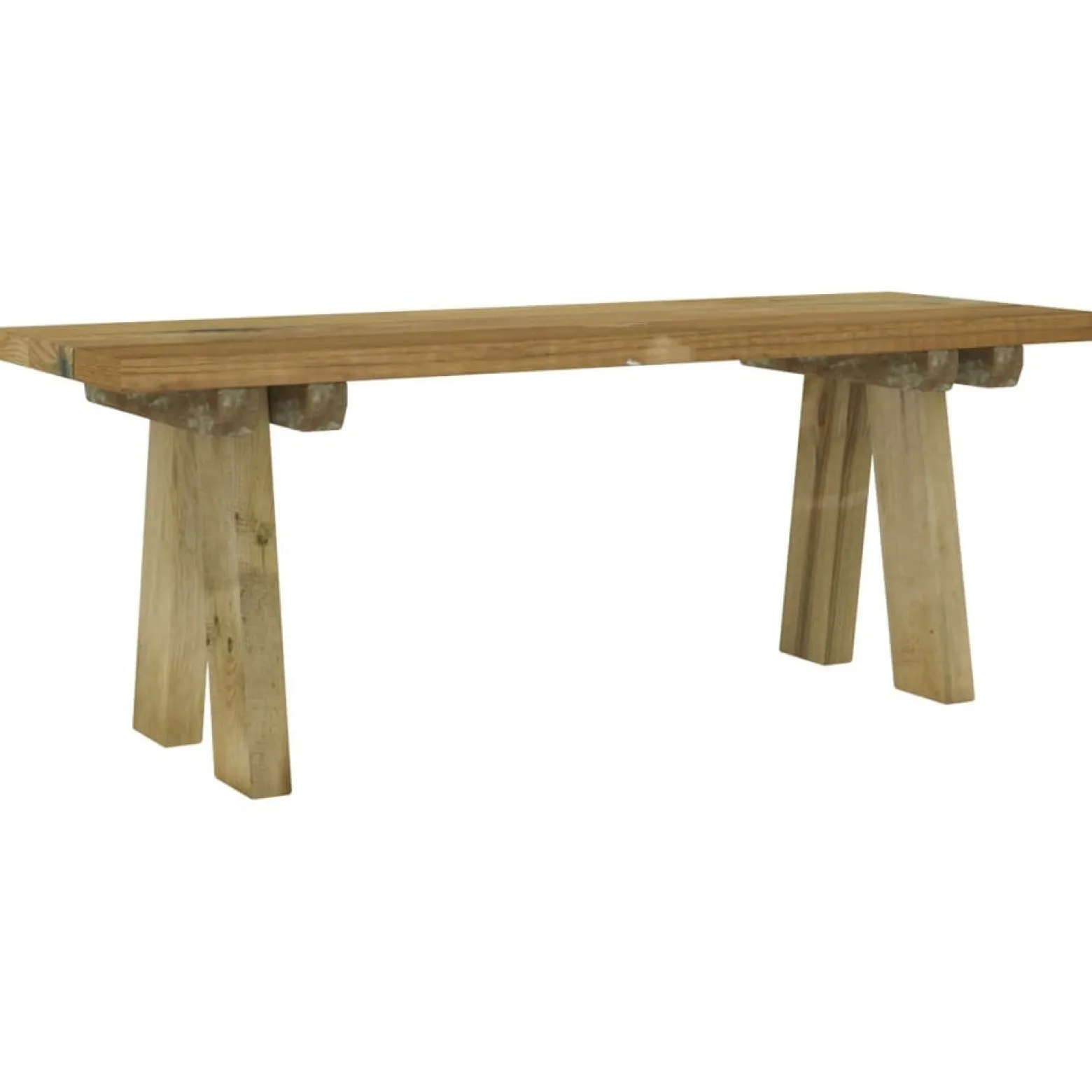 Ławka ogrodowa Brąz 110 x 38 x 45 cm Drewno sosnowe vidaXL