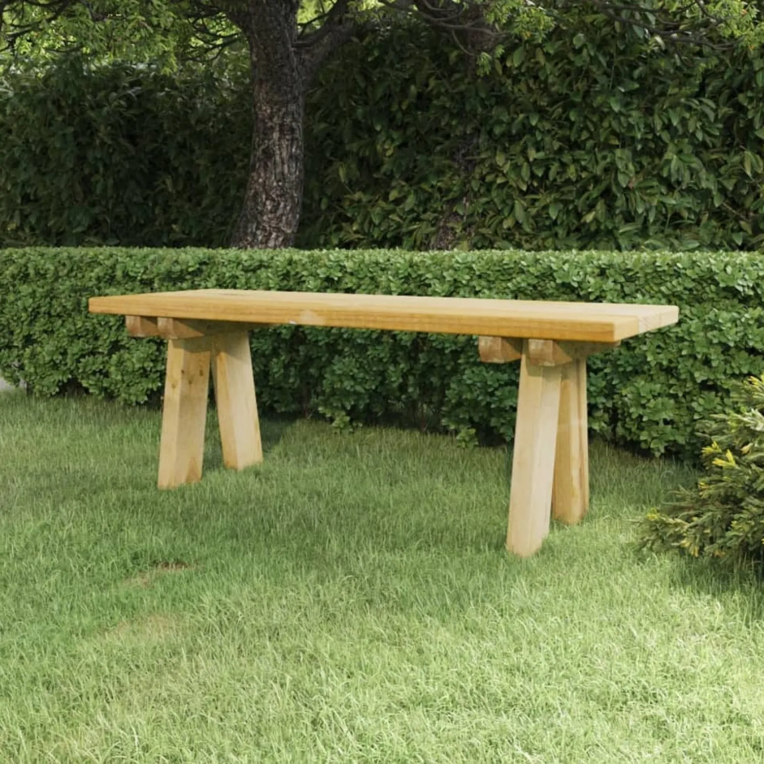 Ławka ogrodowa Brąz 110 x 38 x 45 cm Drewno sosnowe vidaXL