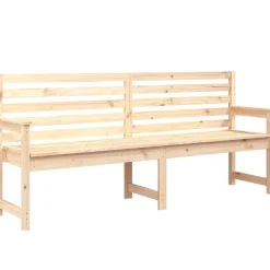 ławka ogrodowa Brąz 203.5 x 48 x 91.5 cm Drewno vidaXL