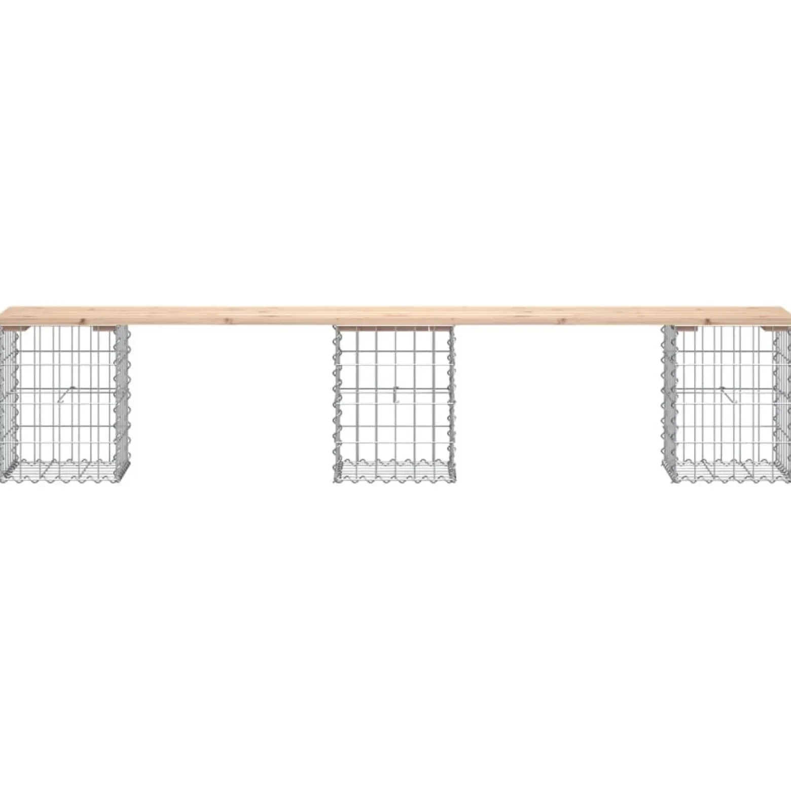 ławka ogrodowa Brąz 203 x 31 x 42 cm Drewno sosnowe vidaXL