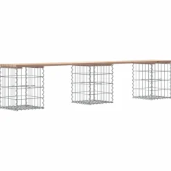 ławka ogrodowa Brąz 203 x 31 x 42 cm Drewno sosnowe vidaXL