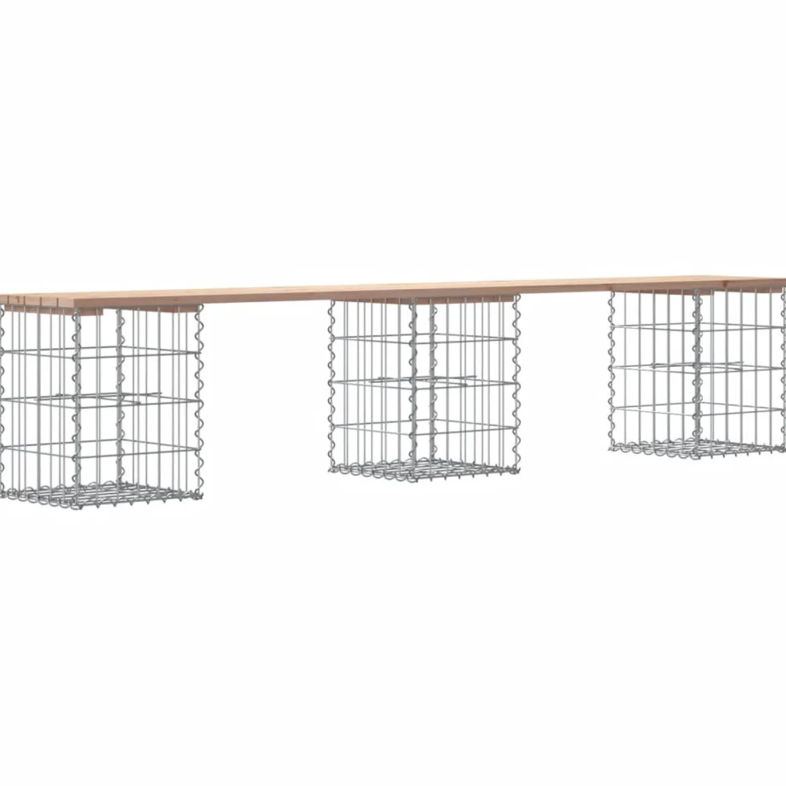 ławka ogrodowa Brąz 203 x 31 x 42 cm Drewno sosnowe vidaXL