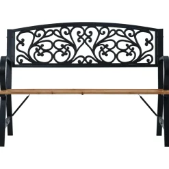 Ławka ogrodowa, 120 cm, drewno