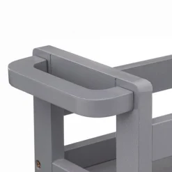 Bardzo wąski regał łazienkowy na kółkach, 3 półki, szer. 15 cm