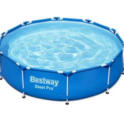 Basen rozporowy ze stelażem Steel Pro 305 x 76 cm 4678 l BESTWAY