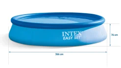 Basen ogrodowy rozporowy 366x76 cm Intex 28130