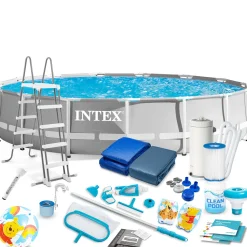 Basen ogrodowy stelażowy 457x107cm Intex zestaw 21w1