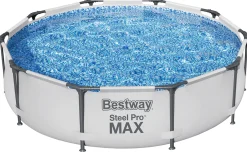 Basen stelażowy Bestway 56406 ogrodowy rodzinny 305x76 cm zestaw 4w1