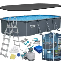 Basen stelażowy Hydrium 732x366x132 Bestway całoroczny 561CW zestaw