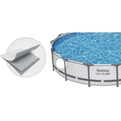 Basen stelażowy ogrodowy okrągły 427x84cm Bestway zestaw 17w1 z pompą 2026