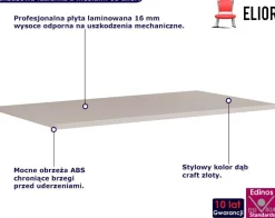 Beżowy blat łazienkowy kaszmir - Elvro