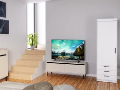 Biała szafa jednodrzwiowa 60 cm KUBA