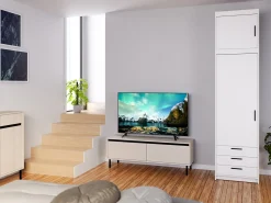 Biała szafa jednodrzwiowa 60 cm KUBA