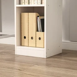 Biały regał stojący na książki loft 182 cm