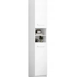 Biały regał nowoczesny stojący wysoki loft 180 cm