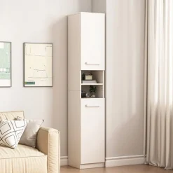 Biały regał nowoczesny stojący wysoki loft 180 cm