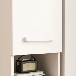 Biały regał nowoczesny stojący wysoki loft 180 cm