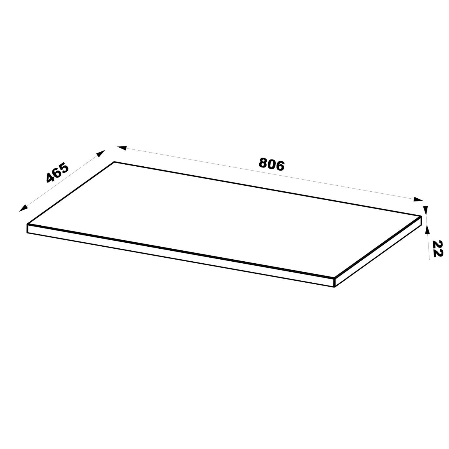 Biały Zestaw do Łazienki 80cm Szafka z Blatem Etna
