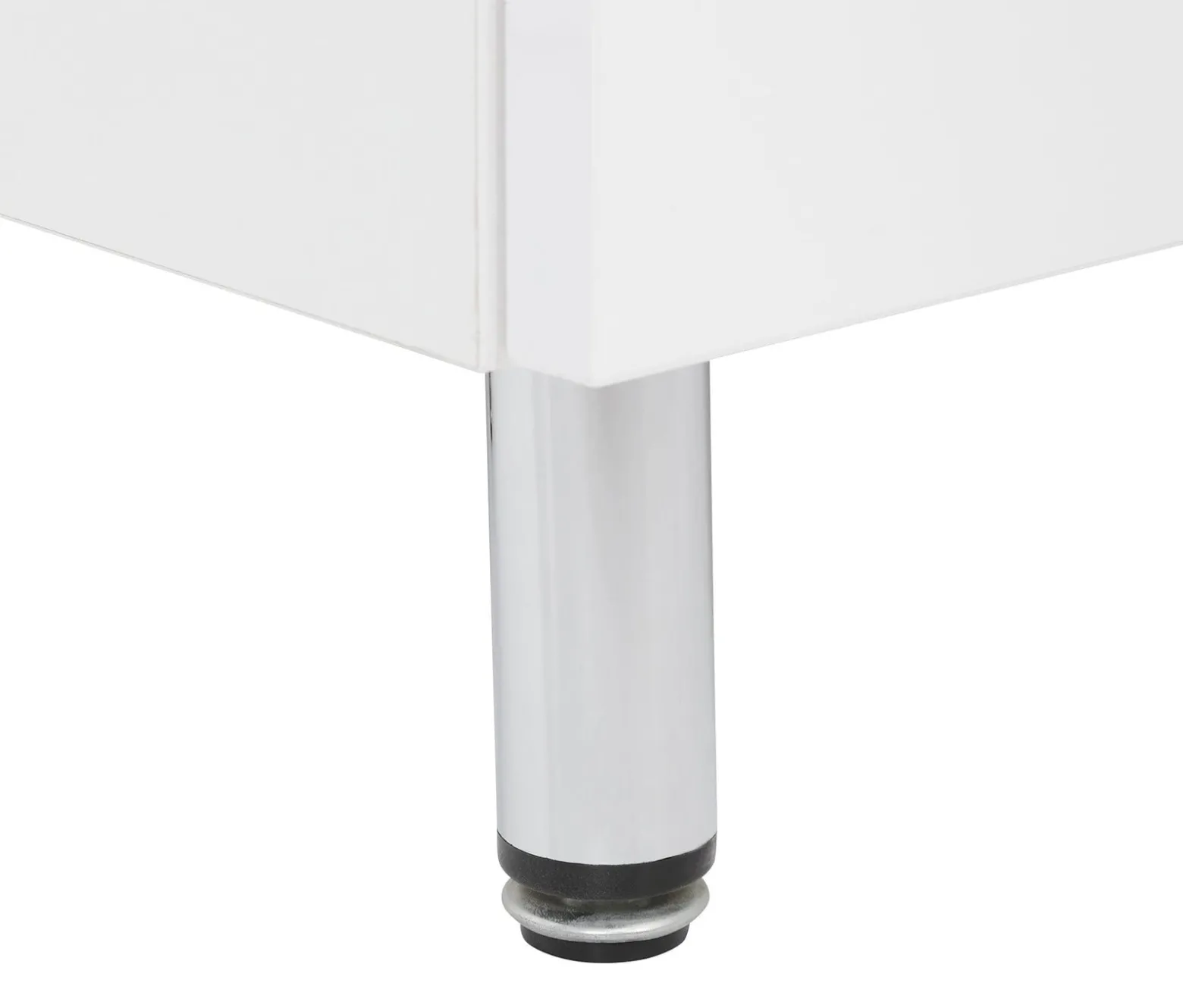 Biały Zestaw do Łazienki Stojący 55cm 6 Elementów