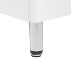 Biały Zestaw do Łazienki Stojący 55cm 6 Elementów Lupo
