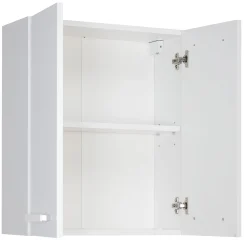 Biały Zestaw do Łazienki Stojący 55cm 6 Elementów Lupo