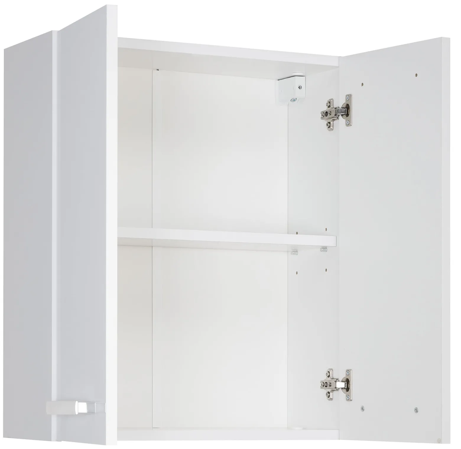Biały Zestaw do Łazienki Stojący 55cm 6 Elementów Lupo