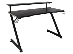 Biurko gamingowe Black 120 cm czarne