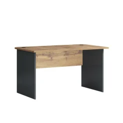 Biurko 139 cm Mat Antracyt i Dąb Wotan