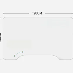 Biurko gamingowe dla gracza białe 120 cm