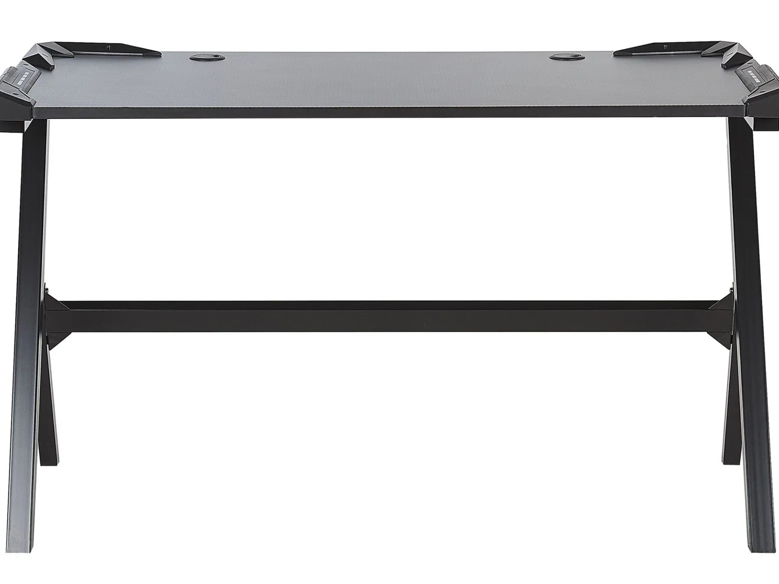 Biurko gamingowe LED 122x 60 RGB czarne
