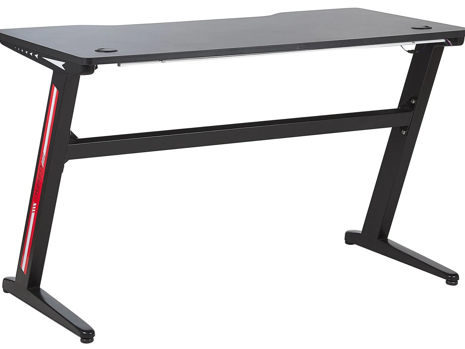 Biurko gamingowe LED 120x60 RGB czarne