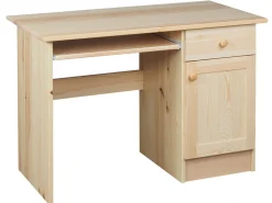 Biurko II drewniane MODERN, kolor sosnowy