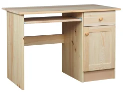 Biurko II drewniane MODERN, kolor sosnowy