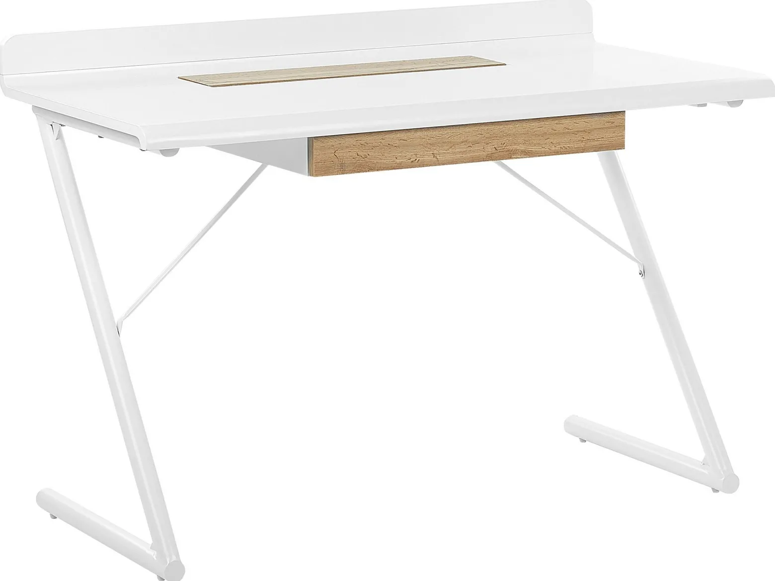 Biurko jasne drewno 120x60 bałe