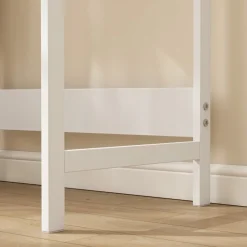 Biurko komputerowe białe stolik z 1 szuflada nowoczesne 60cm