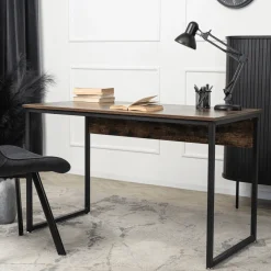 Biurko Komputerowe Młodzieżowe Drewniane Industrialne Loft Rustykalne ROSS