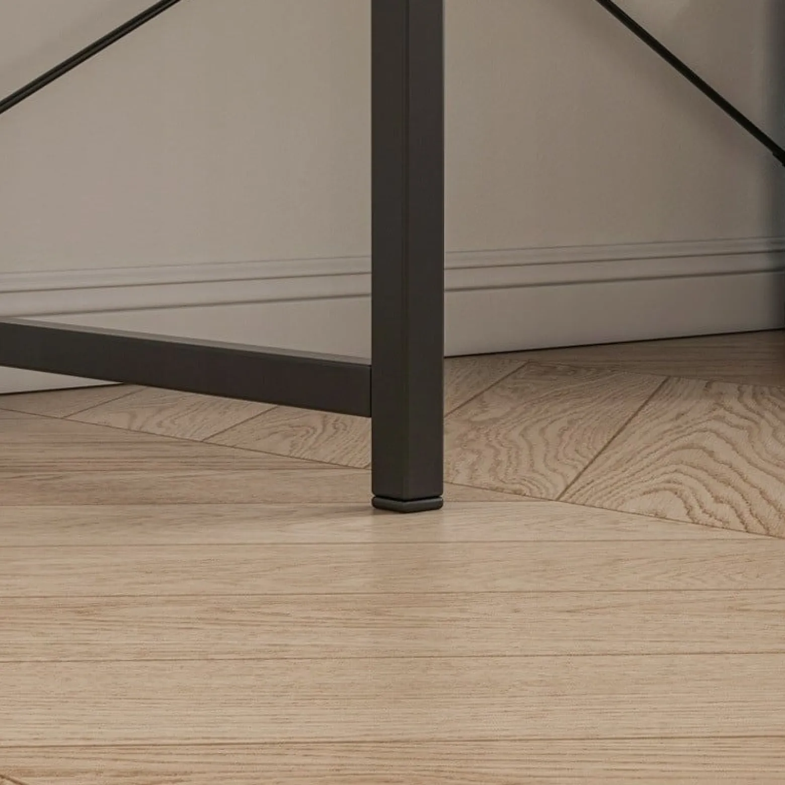 Biurko komputerowe z regałem czarne loft 120 cm
