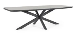 BIZZOTTO stół ogrodowy ISACCO 240x110 antracyt