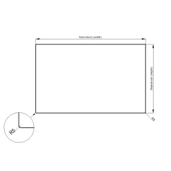 Blat łazienkowy HPL do szafki 50cm 51×35,5cm Venato (K023SU)