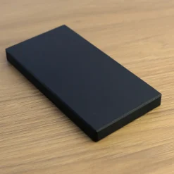 Blat łazienkowy HPL z otworami do szafki 50cm 50,5×47cm Black Mat 0190AF
