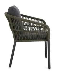 Bolzano Galla Krzesło ogrodowe 62x68 antracytowe aluminium