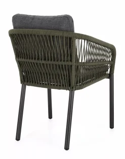 Bolzano Galla Krzesło ogrodowe 62x68 antracytowe aluminium