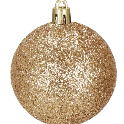 Bombki choinkowe 101 szt. zawieszki brązowe, rose gold